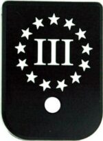 Cruxord Magazine Base Plate 3 Percent Flag Glock Accessory
