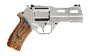 Chiappa Rhino Double Action Single Action 357 Magnum 4 Inch 6 Round Nickel Revolver