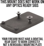 EGW SCOPE MOUNT TRIJICON RMR - FOR SIG P220-229 & 320 BLACK