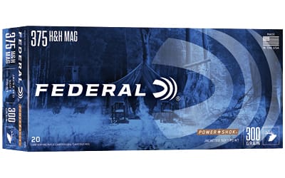 Federal PowerShok 375 H&H Magnum 300 Grain Soft Point Ammunition
