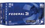 Federal GameShok 22 LR Number 12 Lead Shot 50 Round Shotshell Ammunition