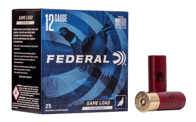 FED GAME LOAD 12GA 2.75" #6 25/250 1 FED GAME LOAD 12GA 2.75" #6 25/250