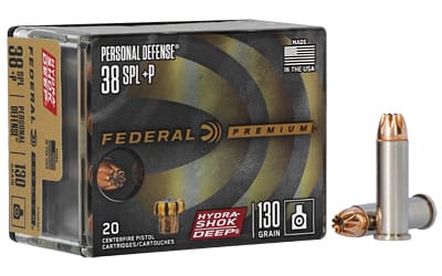 Federal Premium 38 Special 130 Grain Hollow Point Ammunition