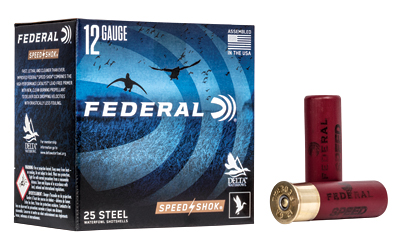 FED SPEED SHOK 12GA 3" #4 25/250 1 FED SPEED SHOK 12GA 3" #4 25/250