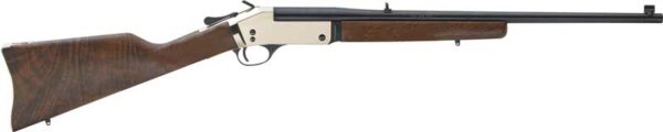 HENRY SINGLE BARREL 357/38 - 22" BRASS RECEIVER WALNUT