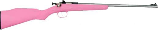 CRICKETT RIFLE G2 22LR - S/S PINK SYNTHETIC 1 CRICKETT RIFLE G2 22LR - S/S PINK SYNTHETIC