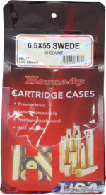 HORNADY UNPRIMED CASES 6.5X55 - SWEDISH 50 PACK 5PK/CS