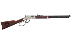 Henry Texas Ranger 22 Long Rifle 16 Round Nickel Lever Action Rifle