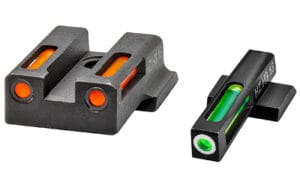 Hi-Viz LightWave H3 Smith and Wesson Green Orange Sight