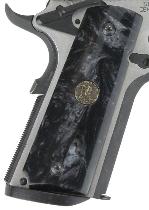 Pachmayr Custom 1911 Full Size Black Pearl Smooth Grip