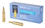 Prvi Partizan 22-250 Remington 55 Grain Soft Point Rifle Ammunition