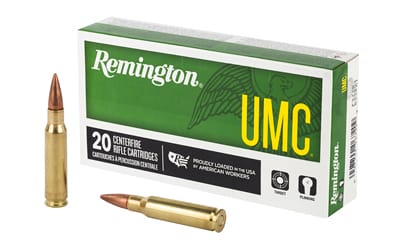 Remington UMC 308 Winchester 150 Grain Full Metal Jacket Ammunition
