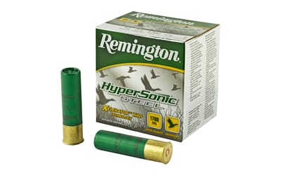 Remington Hypersonic Steel 12 Gauge 3.5 Inch Number 2 Shot 25 Round Shotgun Ammunition