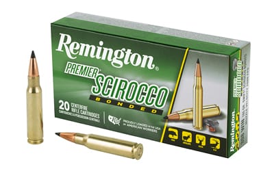 Remington Premier Scirocco Bonded 308 Winchester 165 Grain Polymer Tip Ammunition