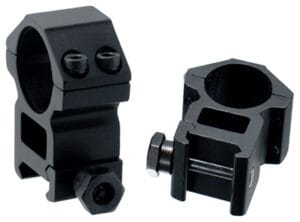 UTG 30mm High Profile Matte Black Picatinny Weaver Rings Accessory