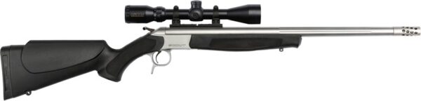 CVA SCOUT TD 35 WHELEN 25" - W/BRAKE 3-9X40 SS/BLACK SYN