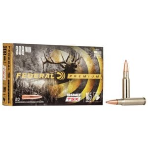 Federal Barnes TSX Hollow Point 308 Winchester 165 Grain Rifle Ammunition