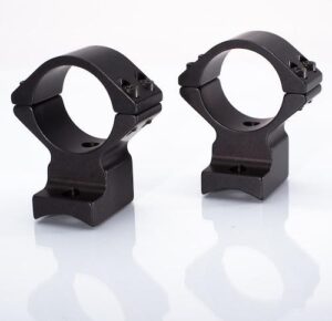 Talley Lightweight Alloy Scope Mount Combo Remington 700-721-722-725-40X 30mm Med SA 20MOA - Black Anodized