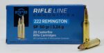 PPU 222 Remington 50 Grain Soft Point Ammunition