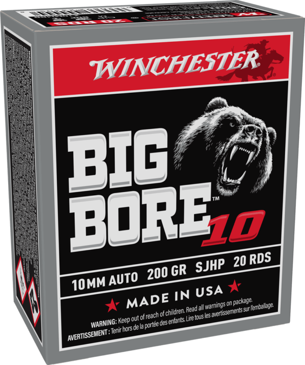 WINCHESTER BIG BORE 10MM 200G JSP 20RD BX 200RD CS