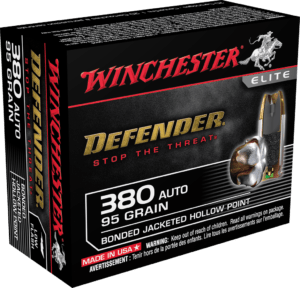 WINCHESTER SPRME 380ACP 95GR JHP
