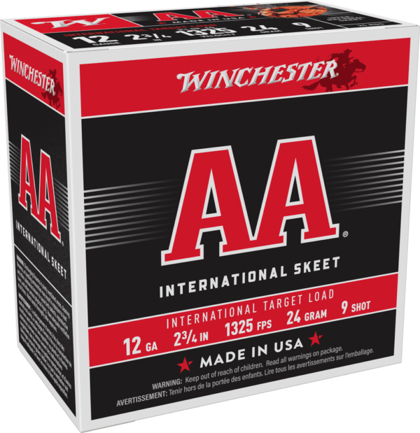 WINCHESTER 12G 2-3/4" #9 AA INTRNTL TRGT 24GRAM 25/250