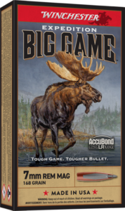 WINCHESTER BIG GAME 7MM 168GRS ACCUBOND LR 20RD BX 200RD CASE