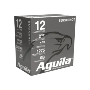 AGUILA 12GA 2 3/4" 0 BUCK 25RD BX 10 BXS PER CS