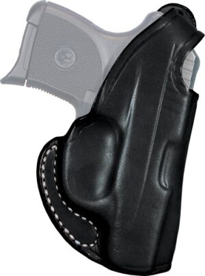 DESANTIS MAVERICK HOLSTER RH - OWB LEATHER S&W B-GUARD 380 BL