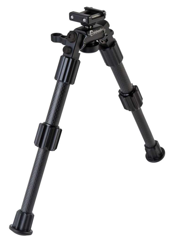 Caldwell Accumax Premium Picatinny Rail Bipod 6-9 Inch Black Carbon Fiber