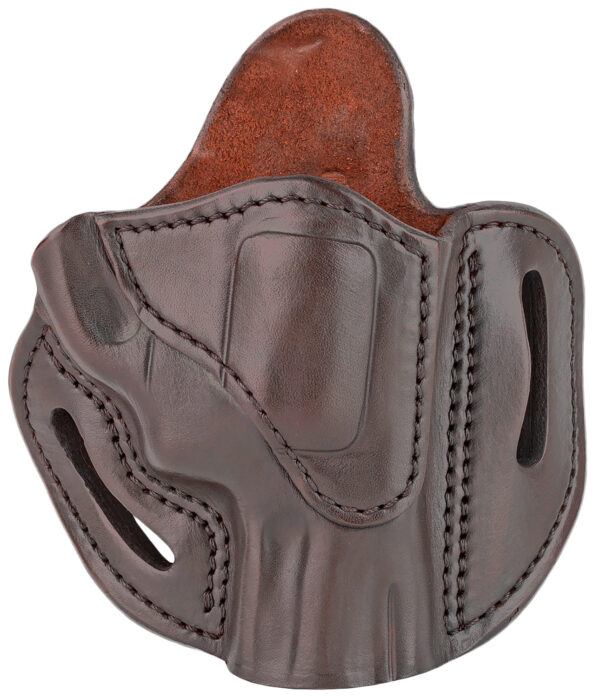 1791 Gunleather RVH2SSBRR RVH2S  OWB Size 02S Signature Brown Leather Belt Slide Fits S&W K Frame Right Hand
