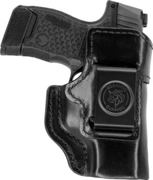 DESANTIS INSIDE HEAT HOLSTR RH - IWB LEATHER S/A HELLCAT BLACK