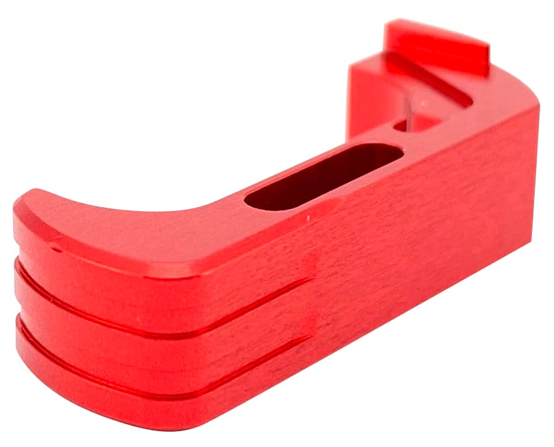 Cross Armory Mag Catch Extended Glock Gen4-5 Red Anodized Aluminum Accessory 1 Cross Armory Mag Catch Extended Glock Gen4-5 Red Anodized Aluminum Accessory