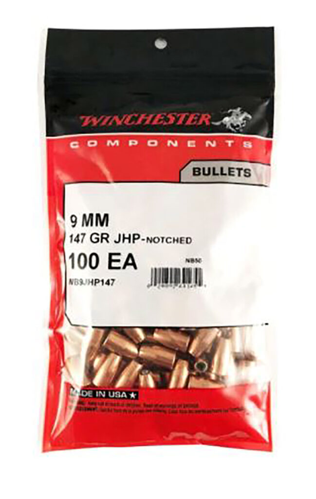 Winchester 9mm 147 Grain Jacketed Hollow Point Ammunition 500 Round