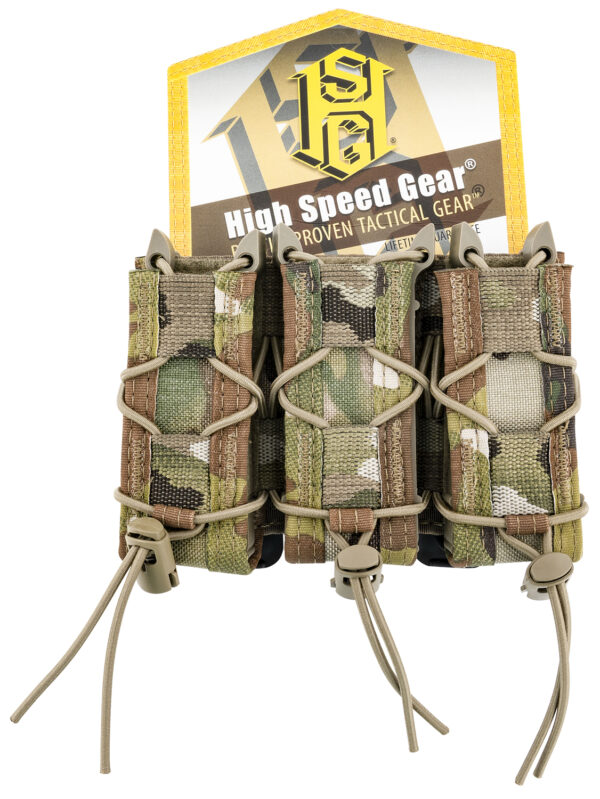 High Speed Gear 11PT03MC TACO Mag Pouch Triple MultiCam Nylon MOLLE Compatible w/ Pistol