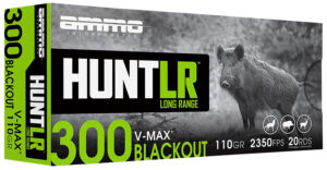 Ammo Inc 300B110VMXA20 Signature  300Blackout 110gr Hornady V-Max 20 Per Box/10 Case