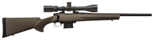 Howa HMA60804GGP M1500 Mini Action Compact 6mm ARC 5+1 20" Black Steel Barrel, Black Drilled & Tapped Steel Receiver, OD Green Fixed HTI Synthetic Stock, Nikko Stirling GamePro 4-12x40mm