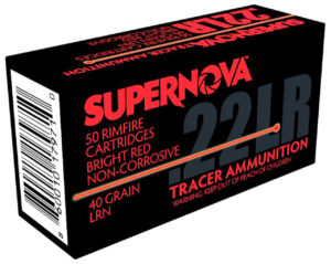 Piney Mountain Ammunition PMSN22LRR Red Tracer Non-Corrosive 22LR 40gr Lead Round Nose 50 Per Box/100 Case