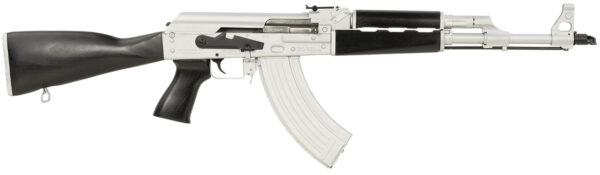 Zastava Arms Usa ZR7762CSB ZPAPM70  7.62x39mm 30+1 16.30" Black Chrome Lined Steel Barrel, Silver Receiver, Black Polymer Handguard, Fixed Dark Walnut Synthetic Stock