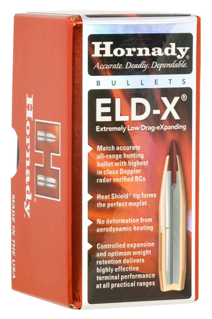 Hornady 22 Caliber 80 Grain ELD-X Extremely Low Drag-eXpanding Reloading Bullet 100 Count
