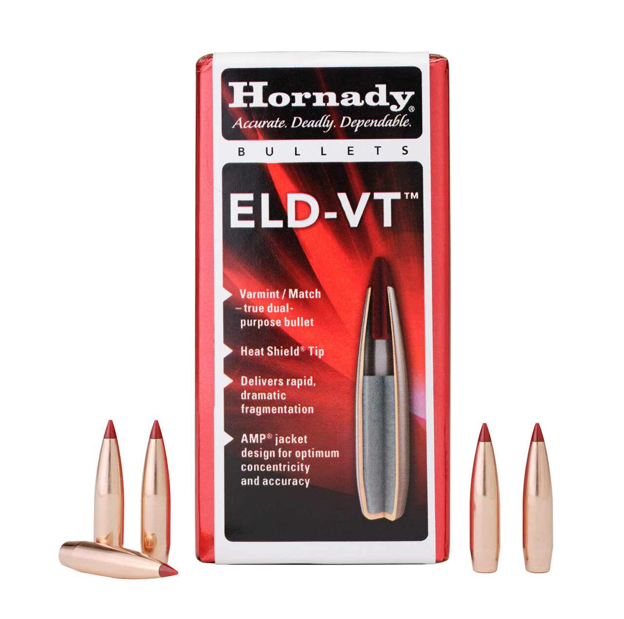 Hornady ELD-V 6mm 80 Grain Reloading Bullet 100 Count 1 Hornady ELD-V 6mm 80 Grain Reloading Bullet 100 Count