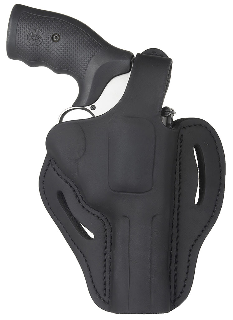 1791 Gunleather RVHX2SBLR RVHX-2 OWB Size 02 Stealth Black Leather Fits Up to 4" Barrel, K/L-Frame, Belt Slide Right Hand
