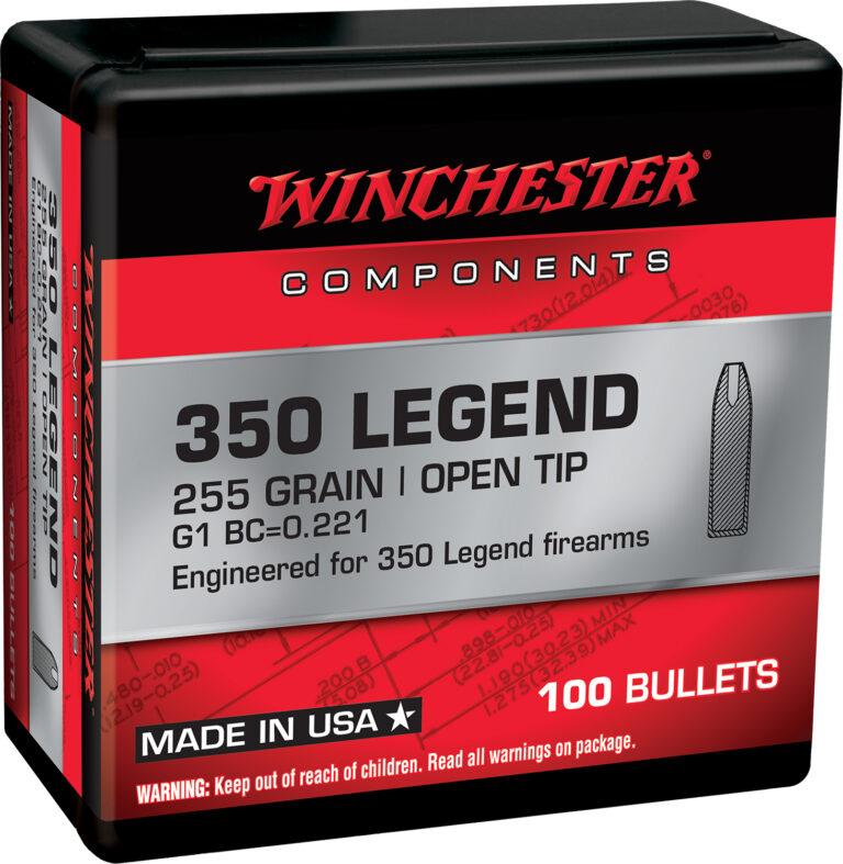 Winchester 350 Legend 255 Grain Open Tip Ammunition 100 Round
