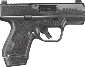 Kimber Mfg, Inc 3800034 R7 Mako Bundle Sub-Compact Frame 9mm Luger 15+1 3.37" Black DLC Match Grade Barrel, Black FNC Nitride Optic Ready/Serrated Stainless Steel Slide, Black Polymer Frame