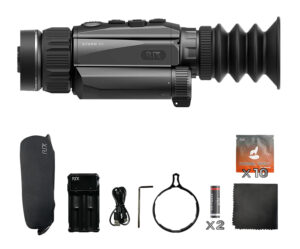 Rix Optics  (visir Inc) RIXSTORMS6 Storm S6 Thermal Black 3.5x35mm, Multi Reticle, 2x Zoom, 640x480, 12 Microns, 50 Hz Resolution