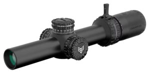 Swampfox Optics ARH18241-B Arrowhead  Black 1-8x24mm 30mm Tube Guerrilla Dot BDC Reticle