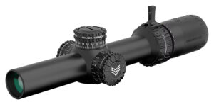 Swampfox Optics ARH18241-GB Arrowhead  Black 1-8x24mm 30mm Tube Guerrilla Dot BDC Green Reticle