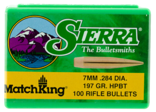 Sierra 1997 MatchKing  7mm 197gr Hollow Point Boat Tail 100/Box