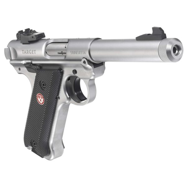 RUGER MRK IV TRGT 22LR 5.5" BLUED BLK GRP ADJ SGHT 10RD