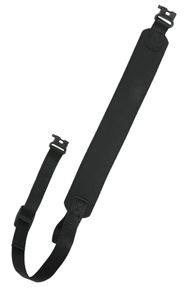 Outdoor Connection RAZ90043 Razor Sling with Brute E-Z Detach Swivels 1" W Adjustable Black Nylon Webbing for Rifle/Shotgun